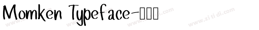 Momken Typeface字体转换